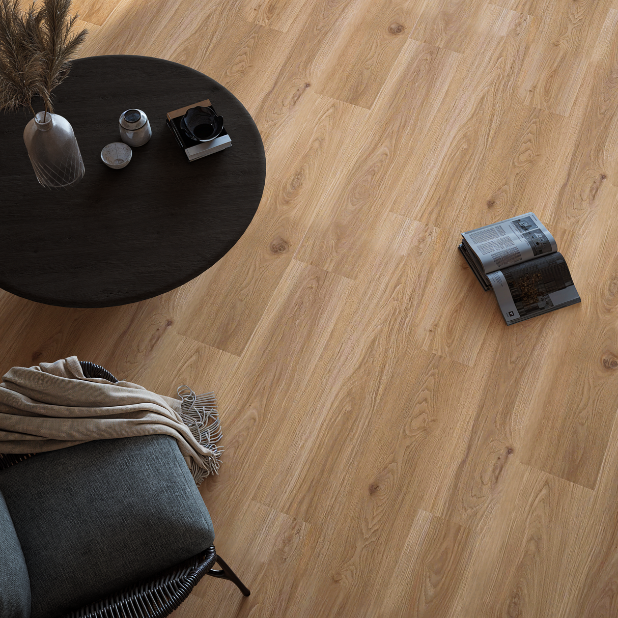 Luxury Vinyl Plank - Ardmore With Square Edge - 4' x 7-1/4" x 2mm, 6 Mil Wear Layer - District collection (48.33 Sq. Ft./Box)