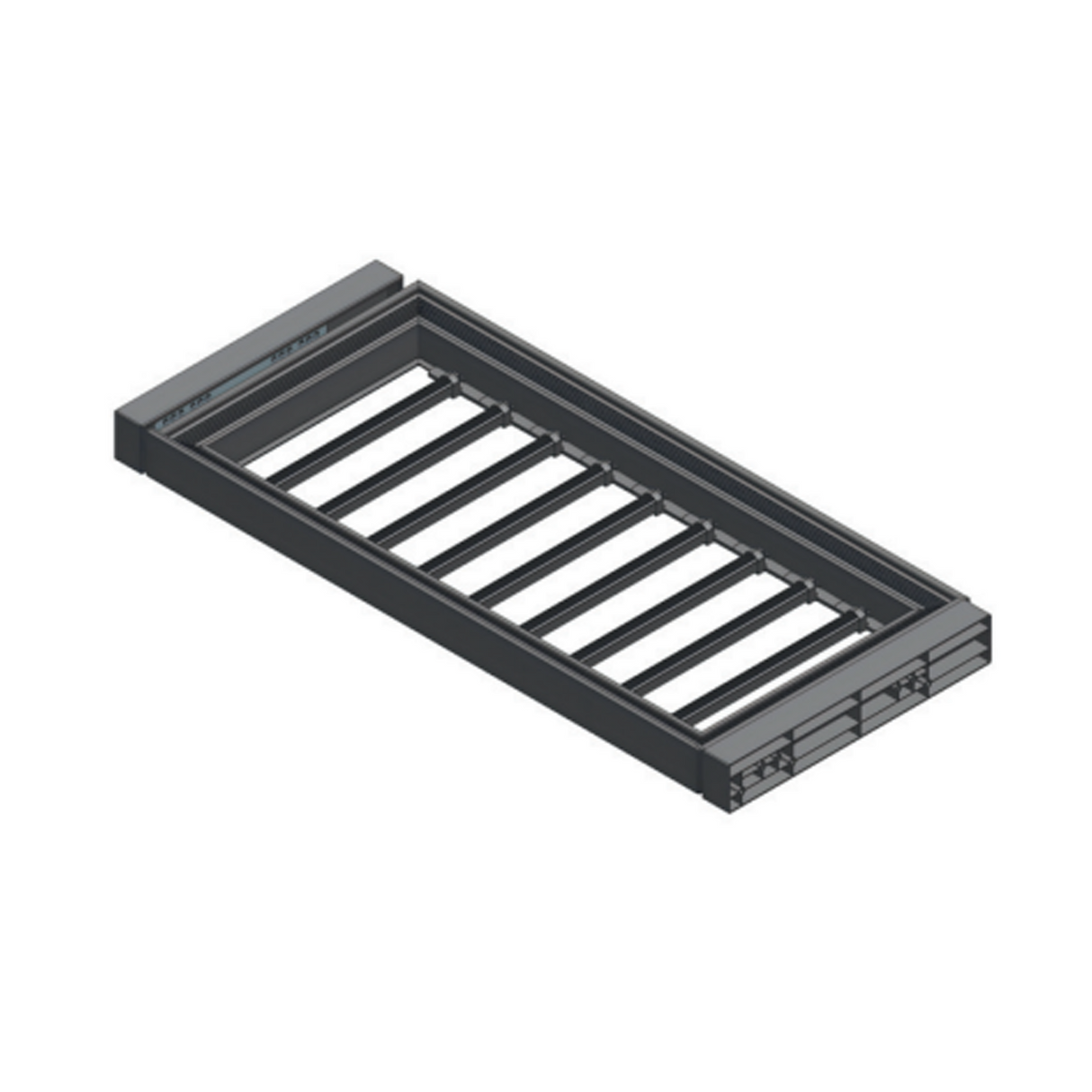 Natural Oak Closets - 30" Tie Rack - 30" Width x 13.625" Depth