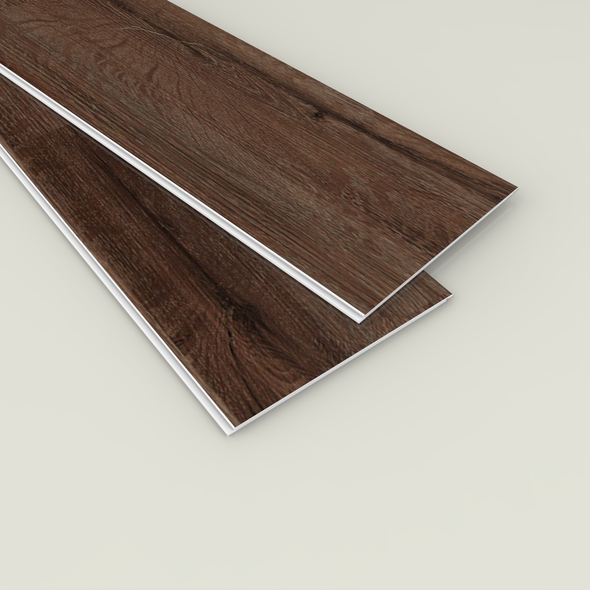 Permshield Lite Mocha SPC - 5.2mm x 7'' x 48'' / 1.5mm IXPE pad attached