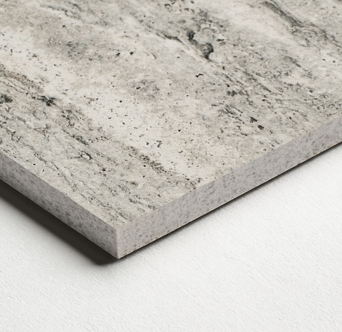 24 x 48 in Majesto Travertino Titanium Organic Matte Rectified Colorsync Porcelain Tile surface