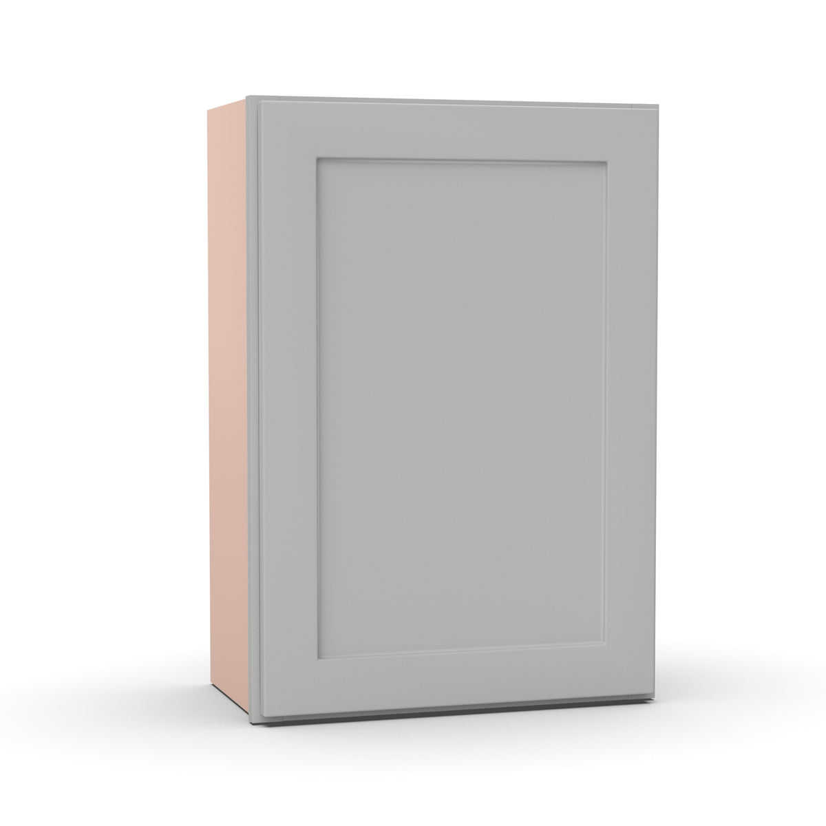 Liberty Shaker Ashen - 21 Inch Height Single Door Wall Cabinet - 21" Width x 30" Height x 12" Depth