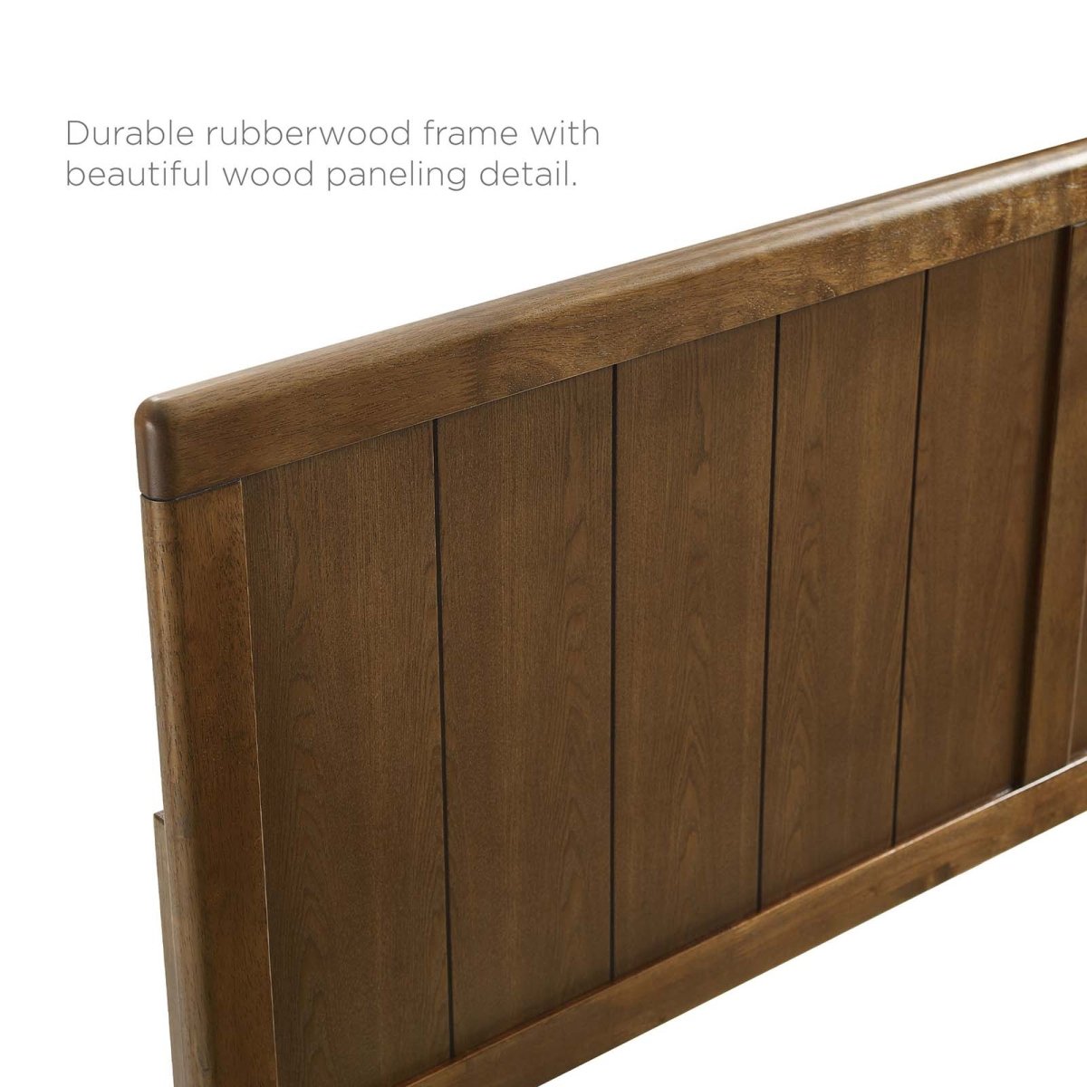 Alana Full Wood Platform Bed With Angular Frame - BUILDMYPLACE