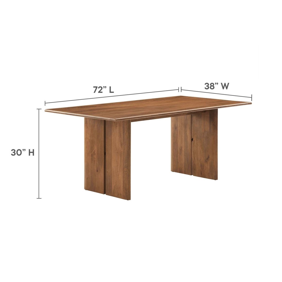 Amistad 72" Dining Table - BUILDMYPLACE