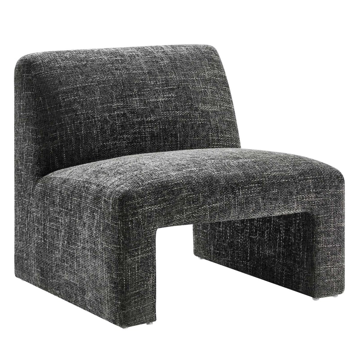 Amita Chenille Upholstered Accent Chair - BUILDMYPLACE