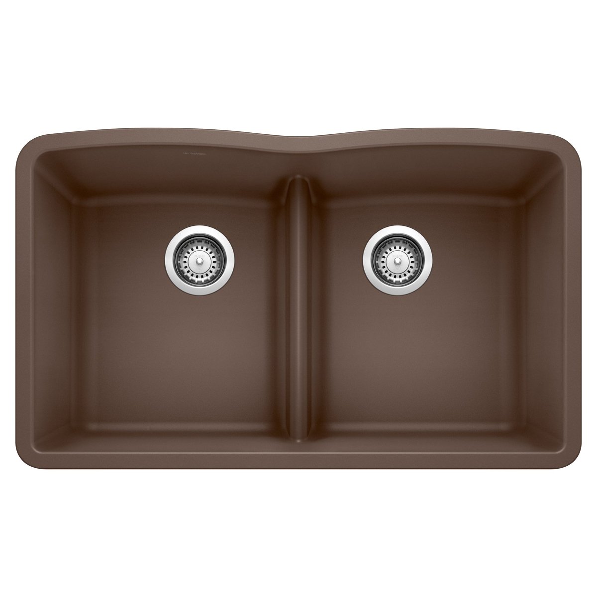Blanco 32 inch Equal Double Bowl Kitchen Sink with Low Divide - BUILDMYPLACE