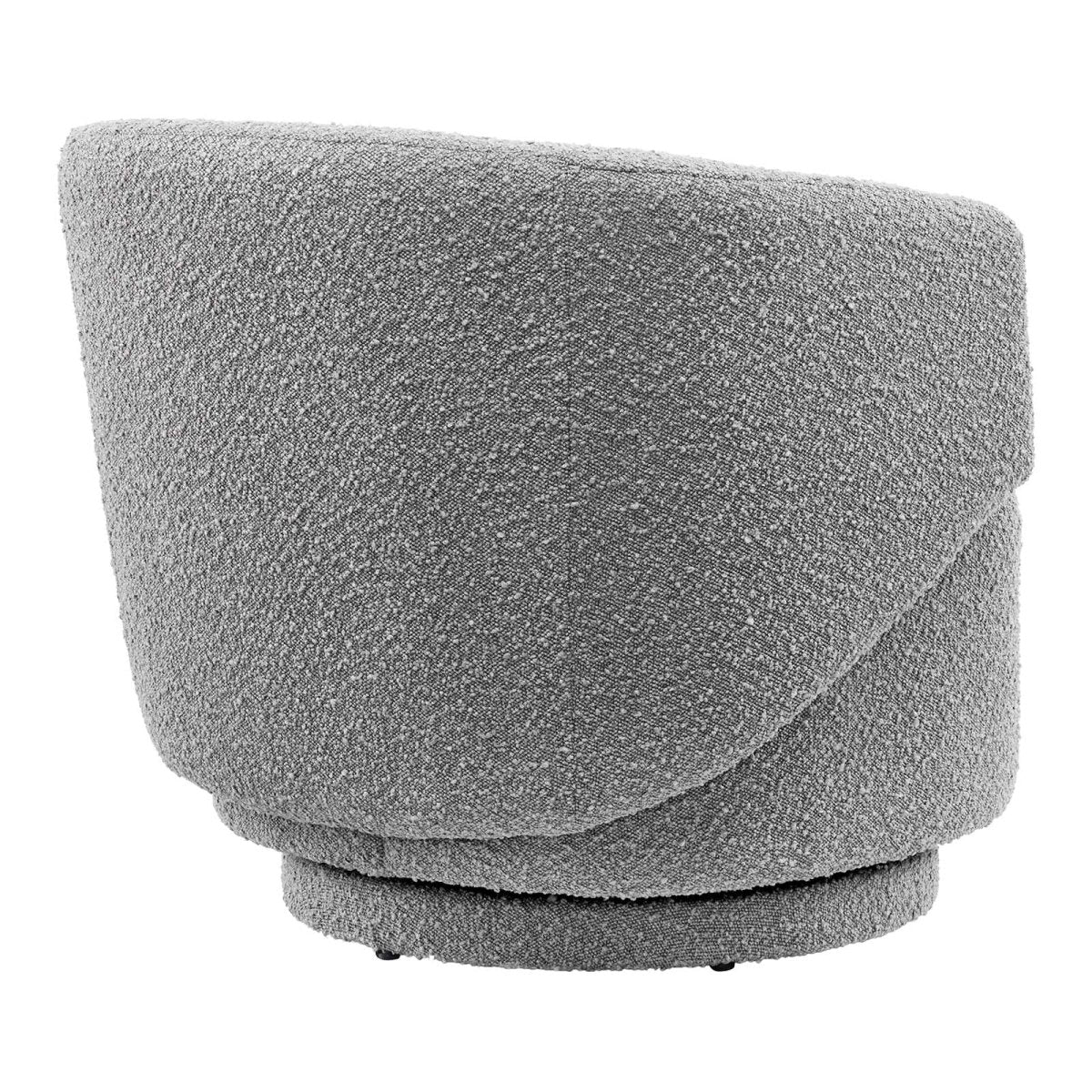 Celestia Boucle Fabric Swivel Chair - BUILDMYPLACE