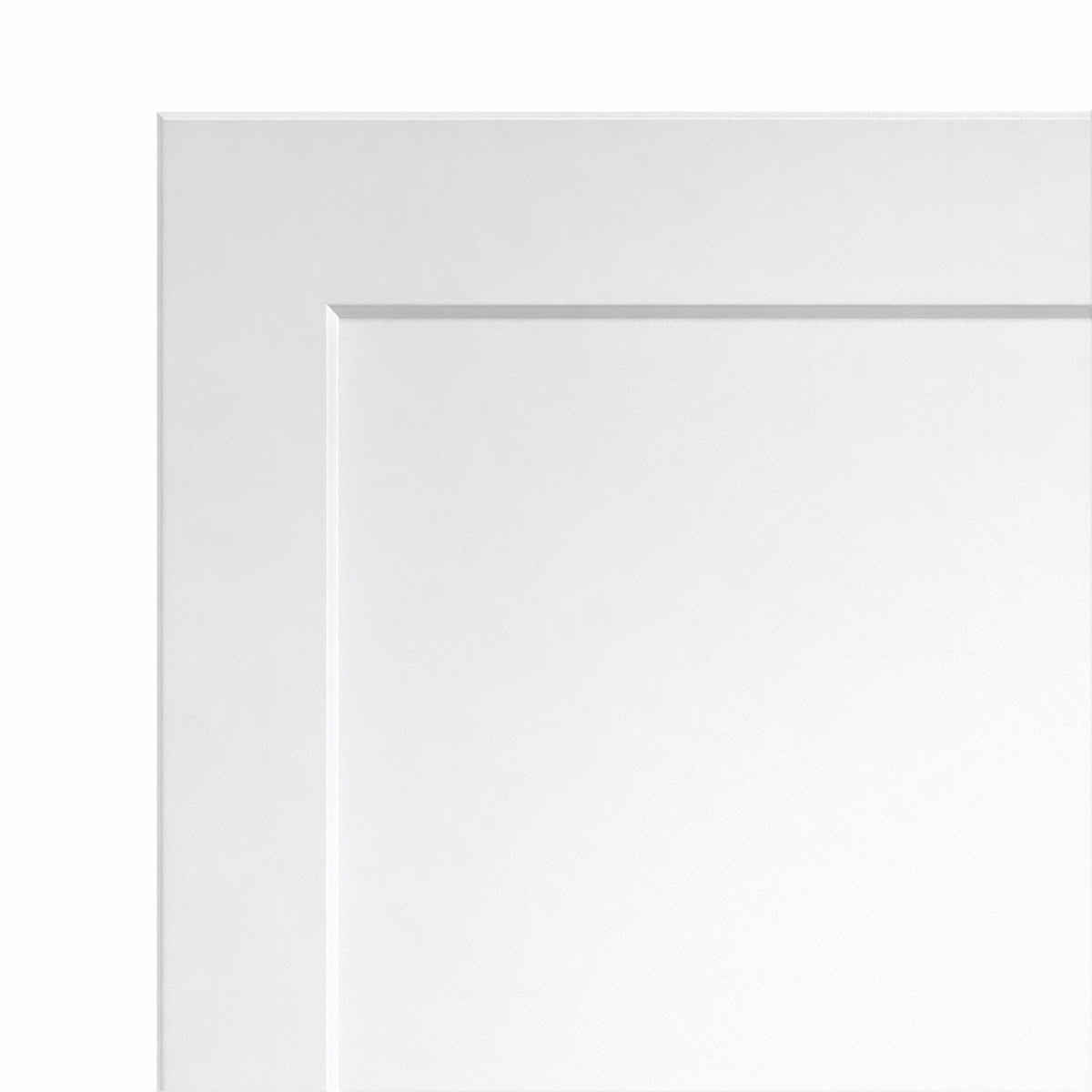 Ivanees 1-Panel Hollow Core Molded Shaker Door Slab - Madison 80 Inch Height