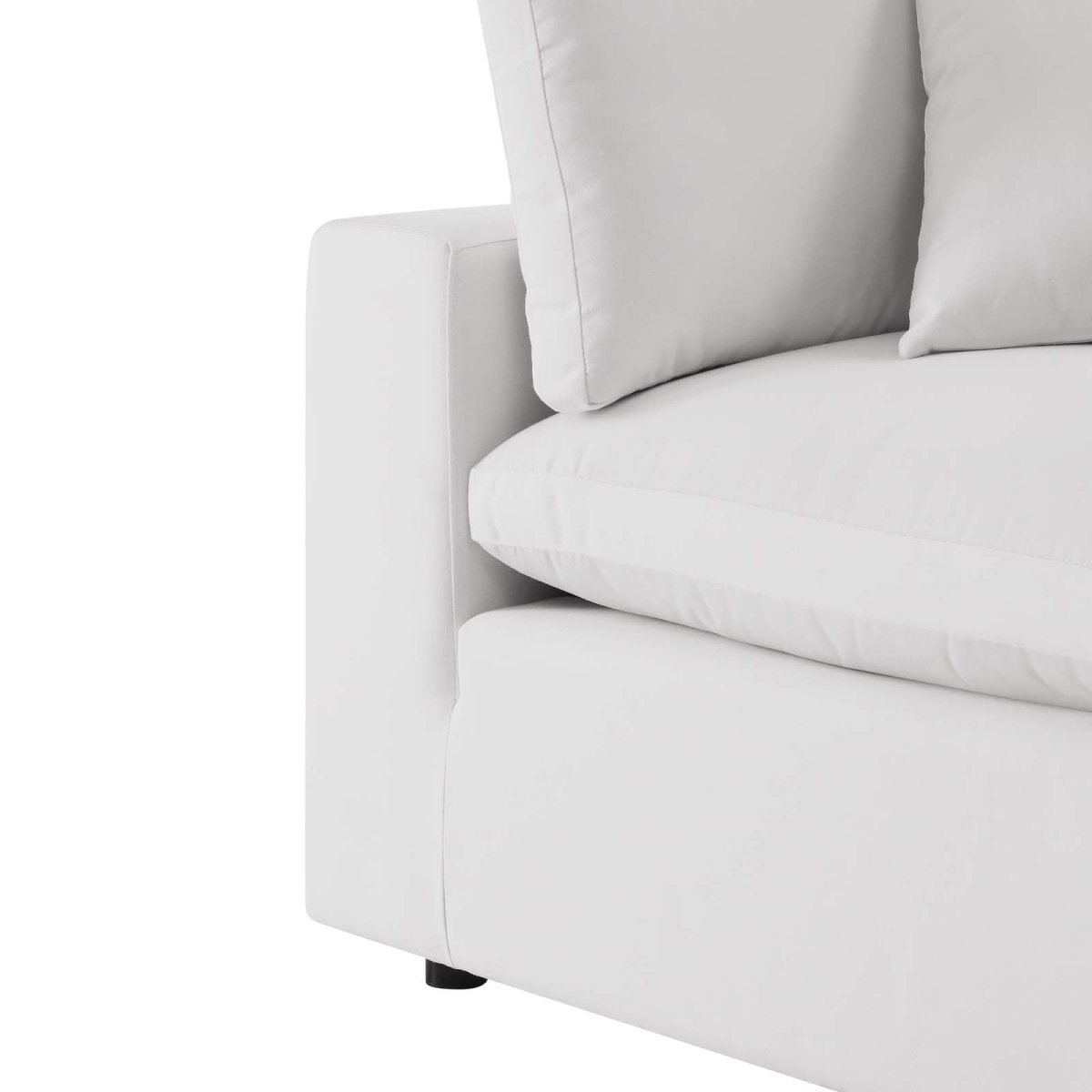 Commix Overstuffed Outdoor Patio Loveseat - BUILDMYPLACE