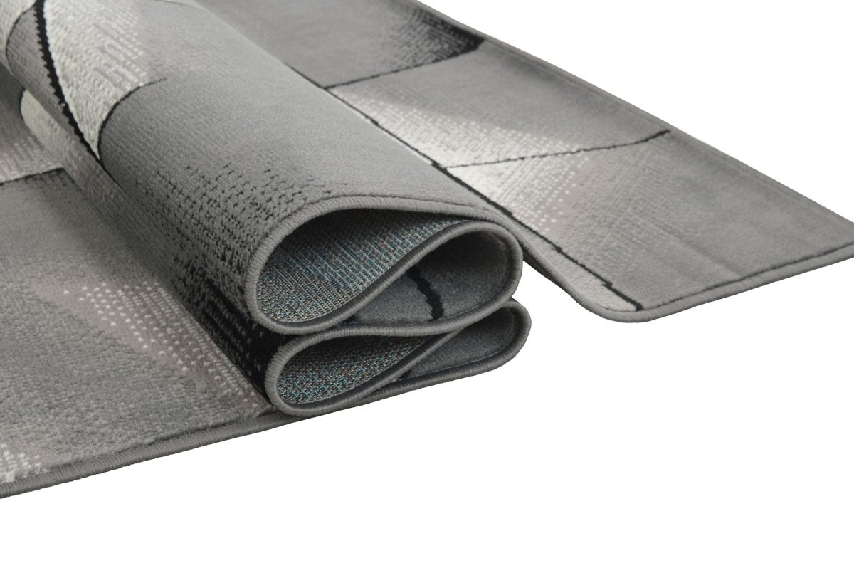 Contempo 41 Area Rugs Grey Rectangle 5 - X - 7 - BUILDMYPLACE