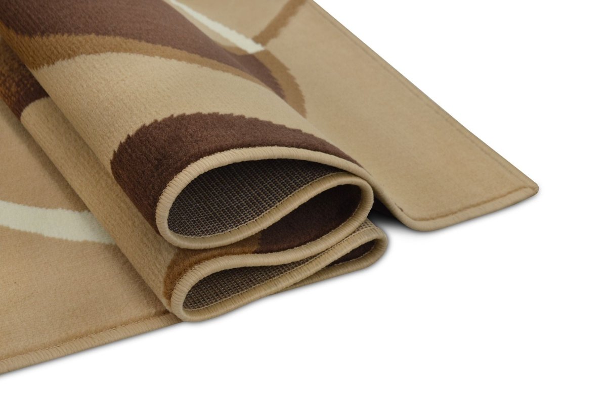 Contempo - 45 Area Rugs Rectangle Latte 5 - X - 7 - BUILDMYPLACE