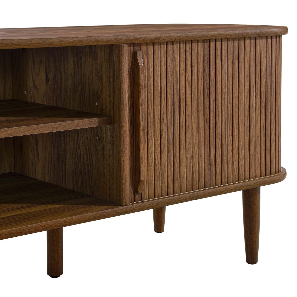 Contour 63" Wood TV Stand - BUILDMYPLACE