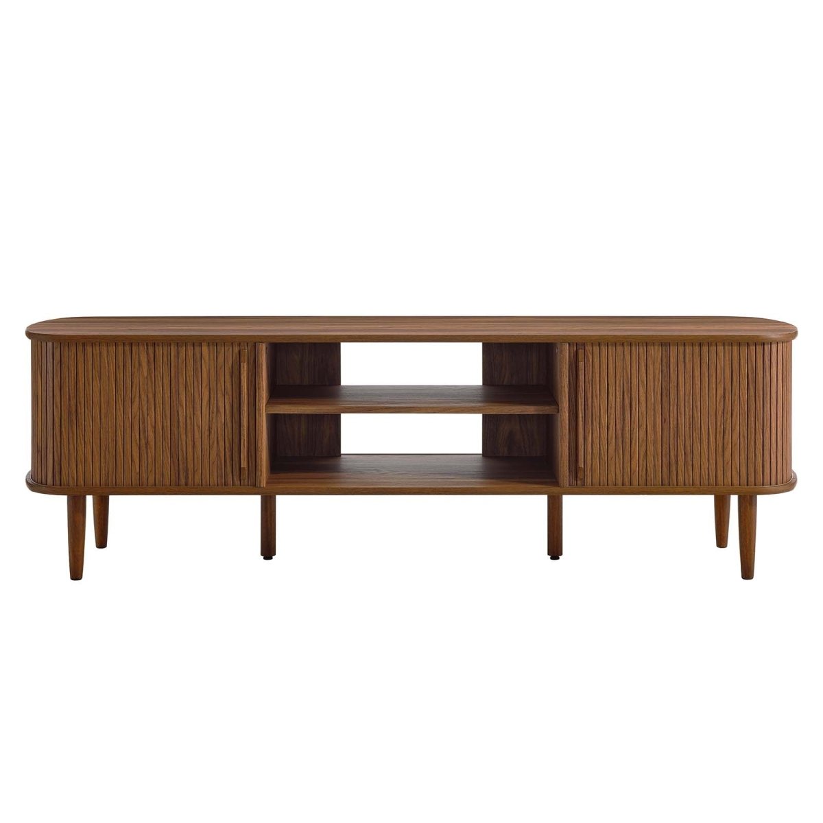 Contour 63" Wood TV Stand - BUILDMYPLACE