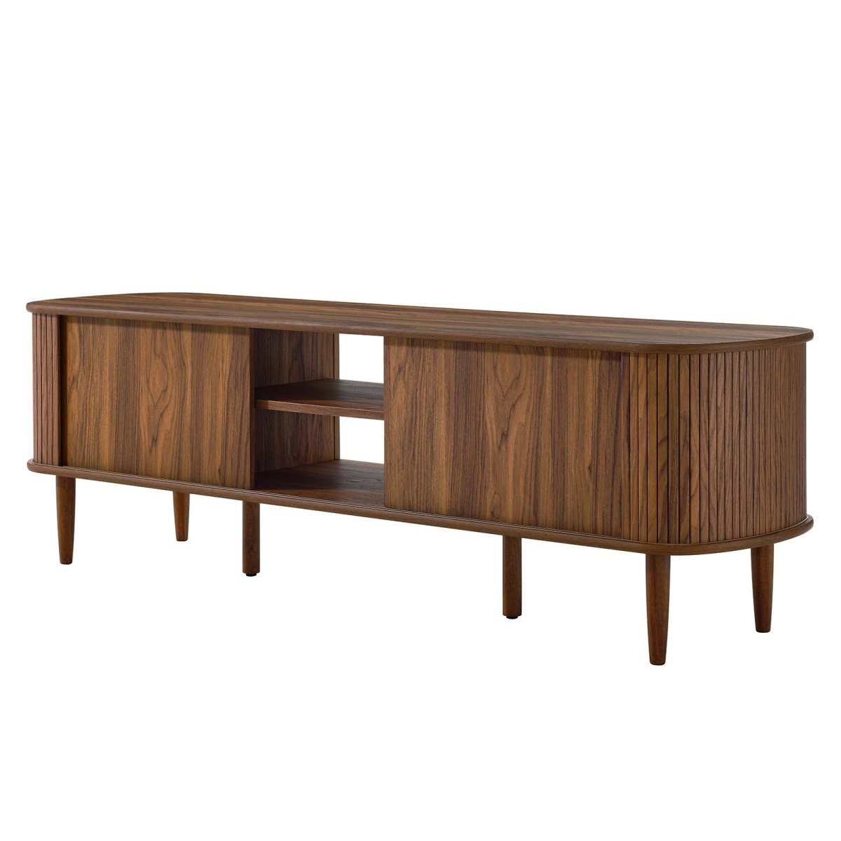 Contour 63" Wood TV Stand - BUILDMYPLACE