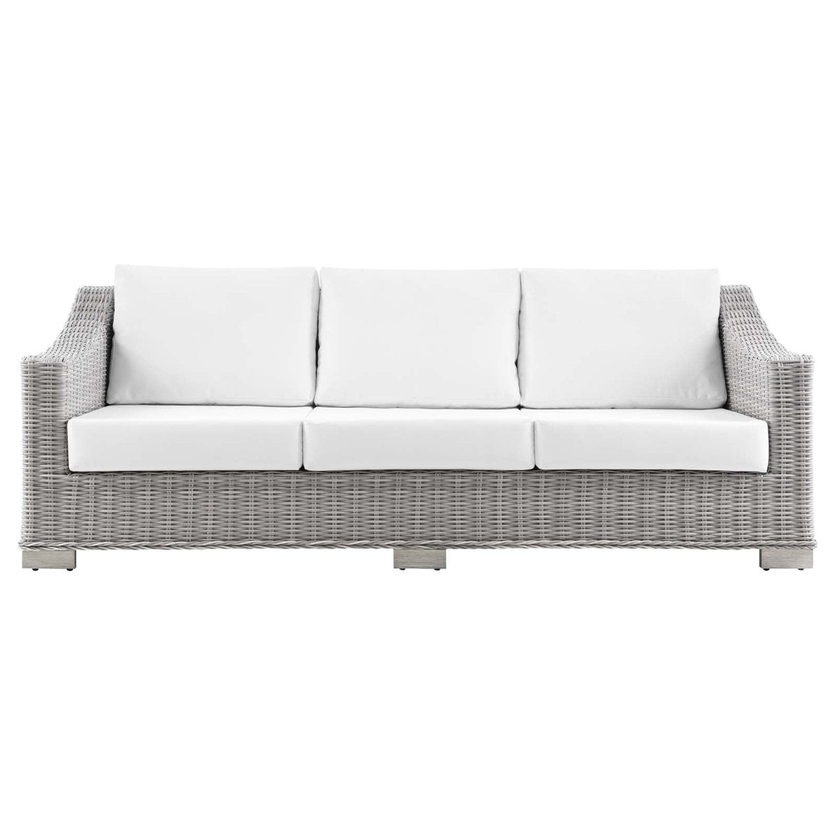 Conway Outdoor Patio Wicker Rattan Sofa - BUILDMYPLACE