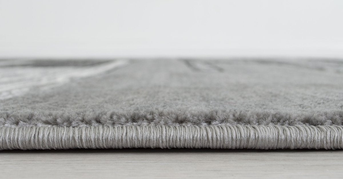 Davincii - 411 Area Rugs Rectangle Gray 5 - X - 7 - BUILDMYPLACE