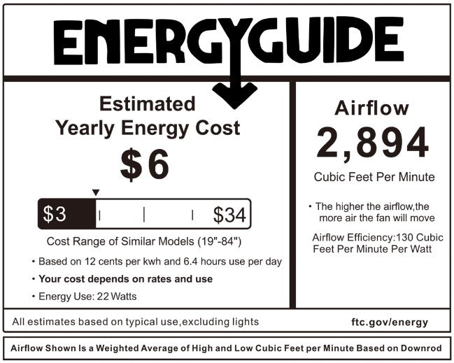 ESPEAR 52 inch 5 - Blade Smart Ceiling Fan with LED Light & Remote - LEDMyPlace