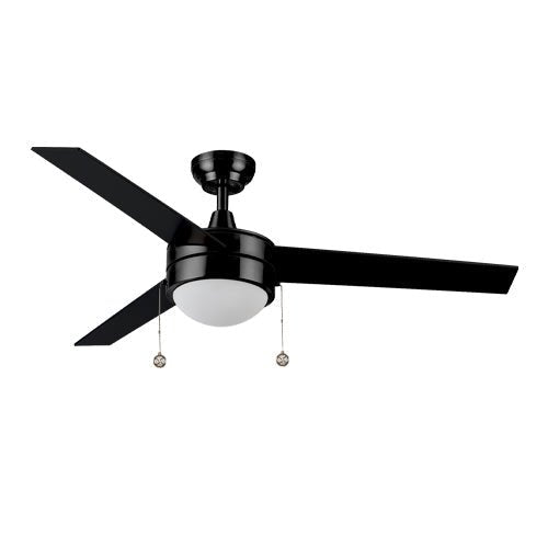EVERETT 48 Inch 3 - Blade Ceiling Fan with LED Light & Pull Chain - LEDMyPlace