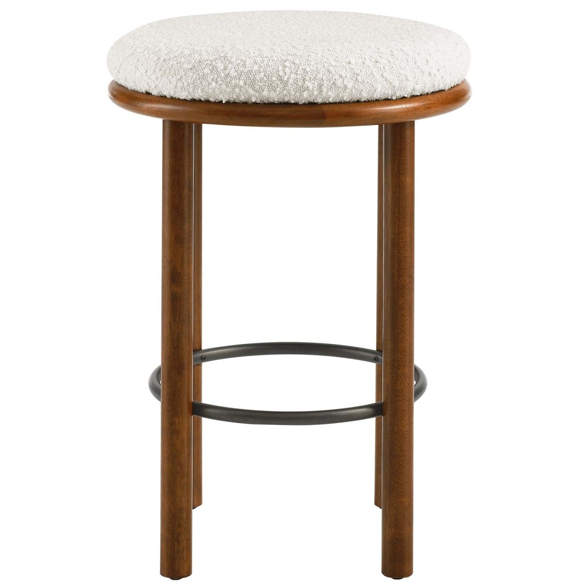 Fable Boucle Fabric Counter Stools - Set of 2 - BUILDMYPLACE