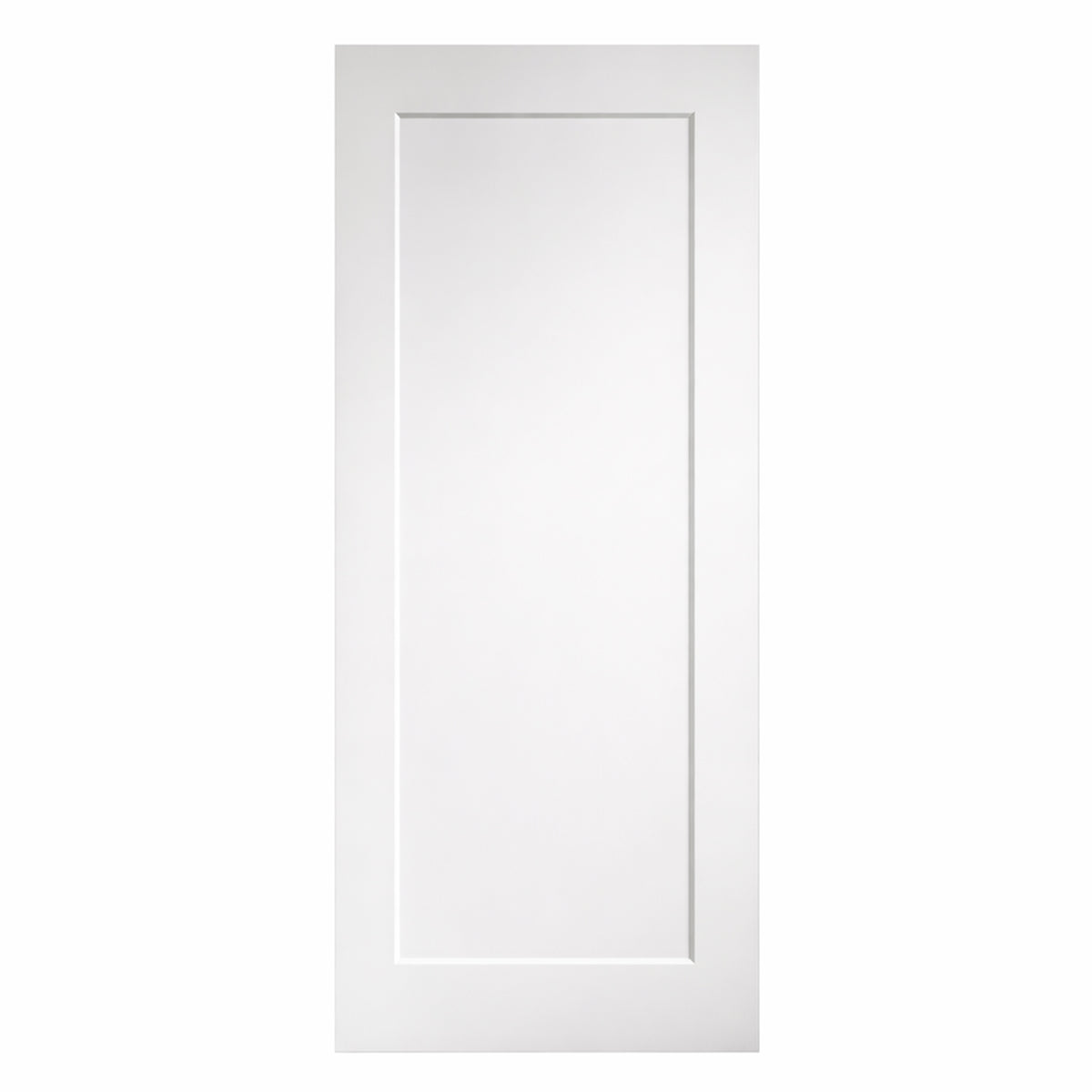 Ivanees 1-Panel Hollow Core Molded Shaker Door Slab - Madison 80 Inch Height