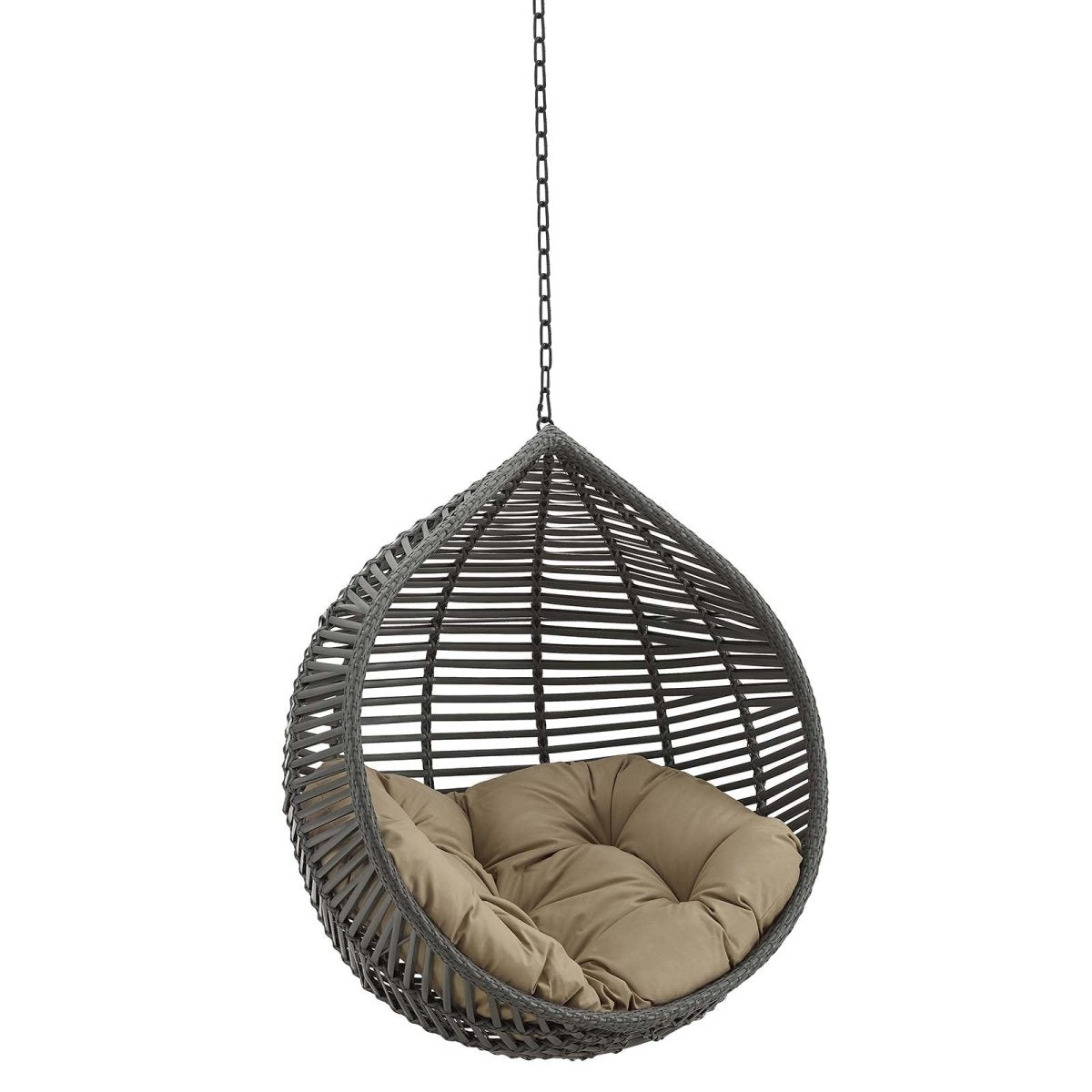 Garner Teardrop Outdoor Patio Swing Chair Without Stand - BUILDMYPLACE