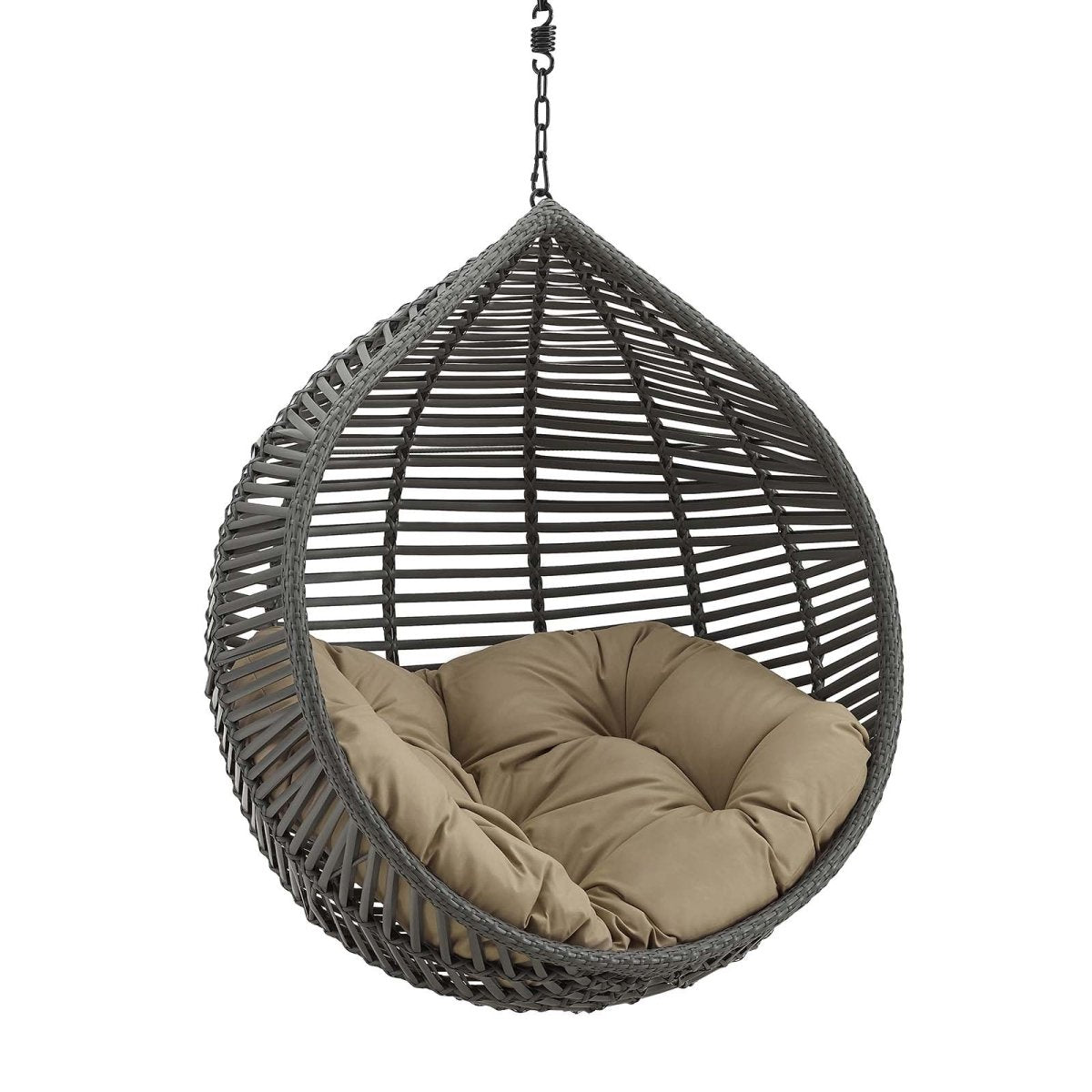 Garner Teardrop Outdoor Patio Swing Chair Without Stand - BUILDMYPLACE