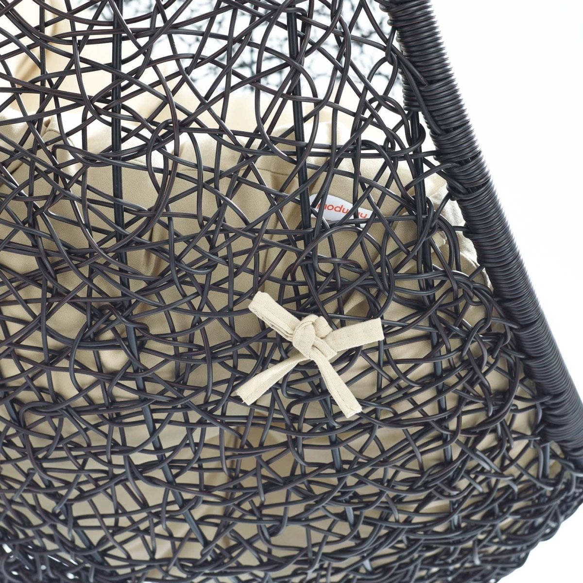 Hanging Basket Swing Chair For Indoor and Outdoor Decor - Encase Swing Outdoor Patio Lounge Chair - BUILDMYPLACE