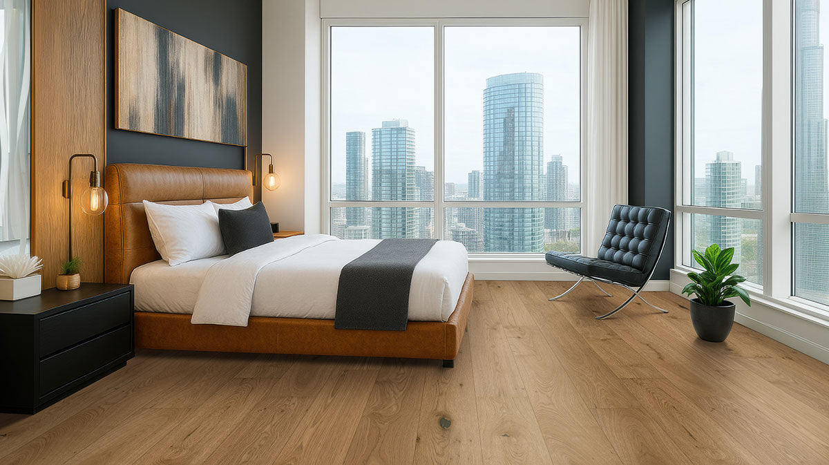Ladson Leander Oak 7-1/2 x 75 in 1/2 in White Oak Engineered Hardwood