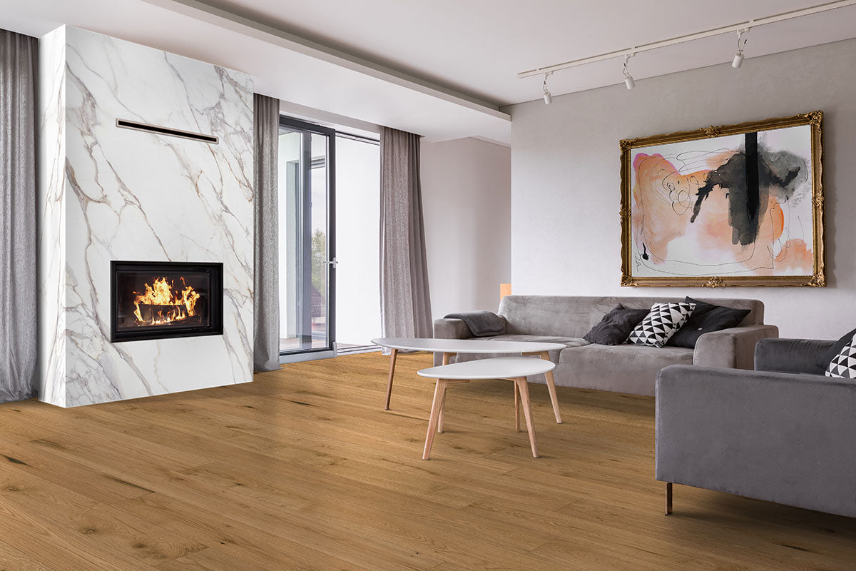 Ladson Leander Oak 7-1/2 x 75 in 1/2 in White Oak Engineered Hardwood
