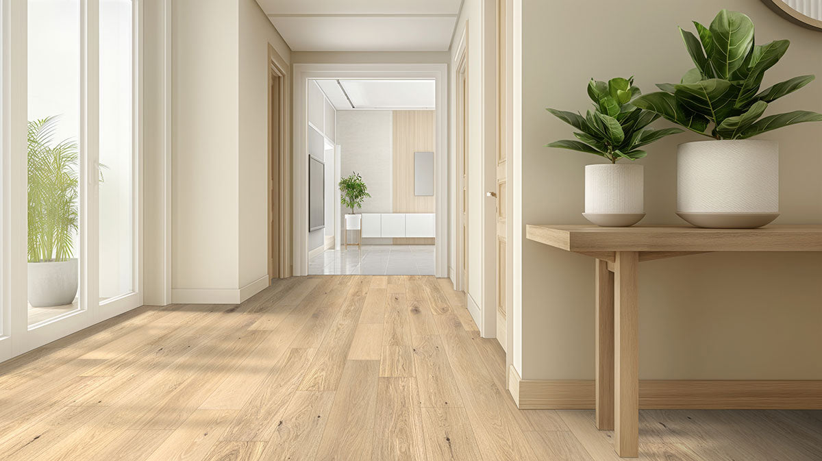 Ladson Tualatin Blonde 7-1/2 x 75 in 1/2 in White Oak Engineered Hardwood