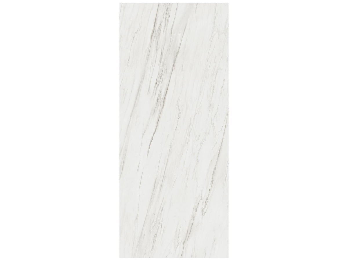 48 x 110 in Majesto Calacatta Cremo Polished Rectified Colorsync Sintered Slab 6 mm