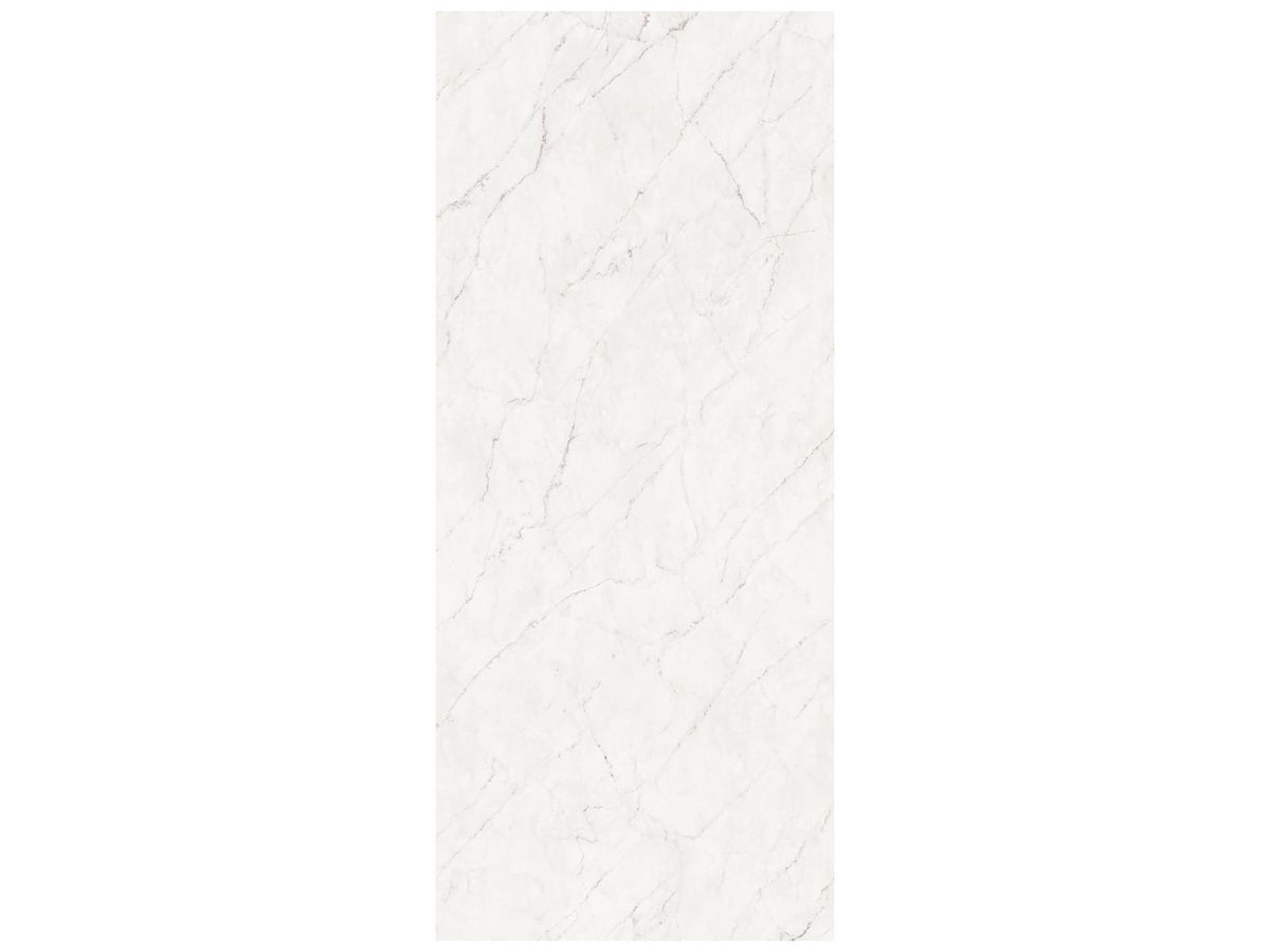 48 x 110 in Majesto Ariel Bianco Honed Rectified Colorsync Sintered Slab 6 mm