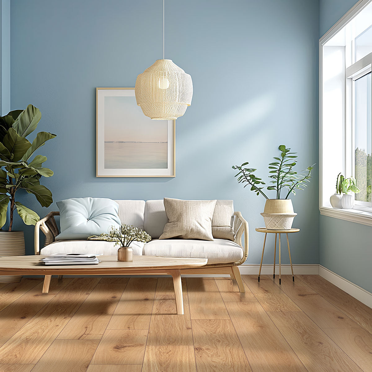 McCarran Montevideo Oak 9-1/2 x 86 in 5/8 in White Oak Engineered Hardwood