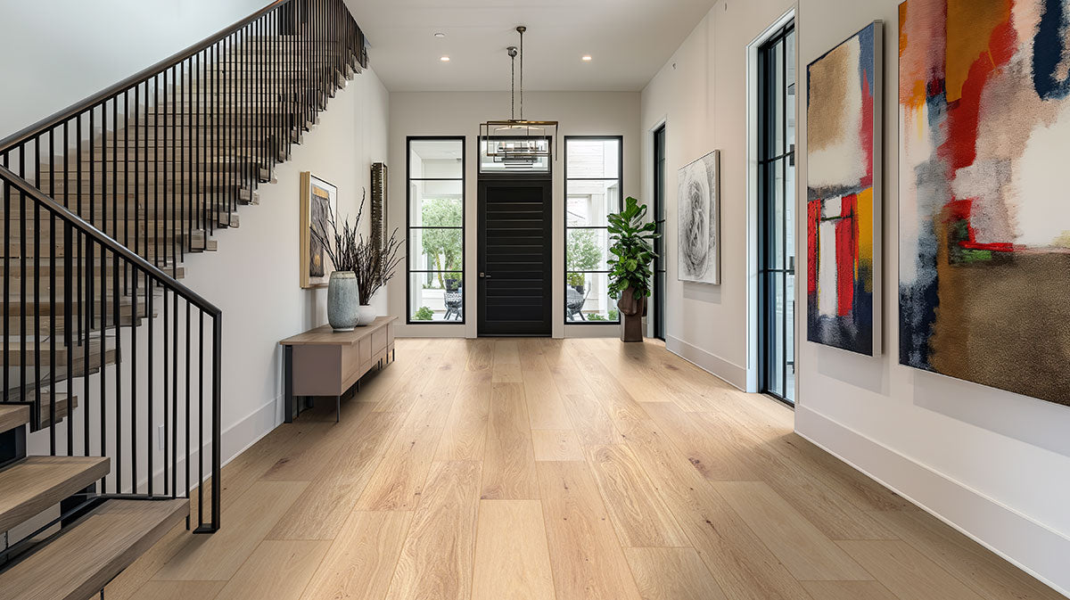 McCarran Tualatin Blonde 9-1/2 x 86 in 5/8 in White Oak Engineered Hardwood