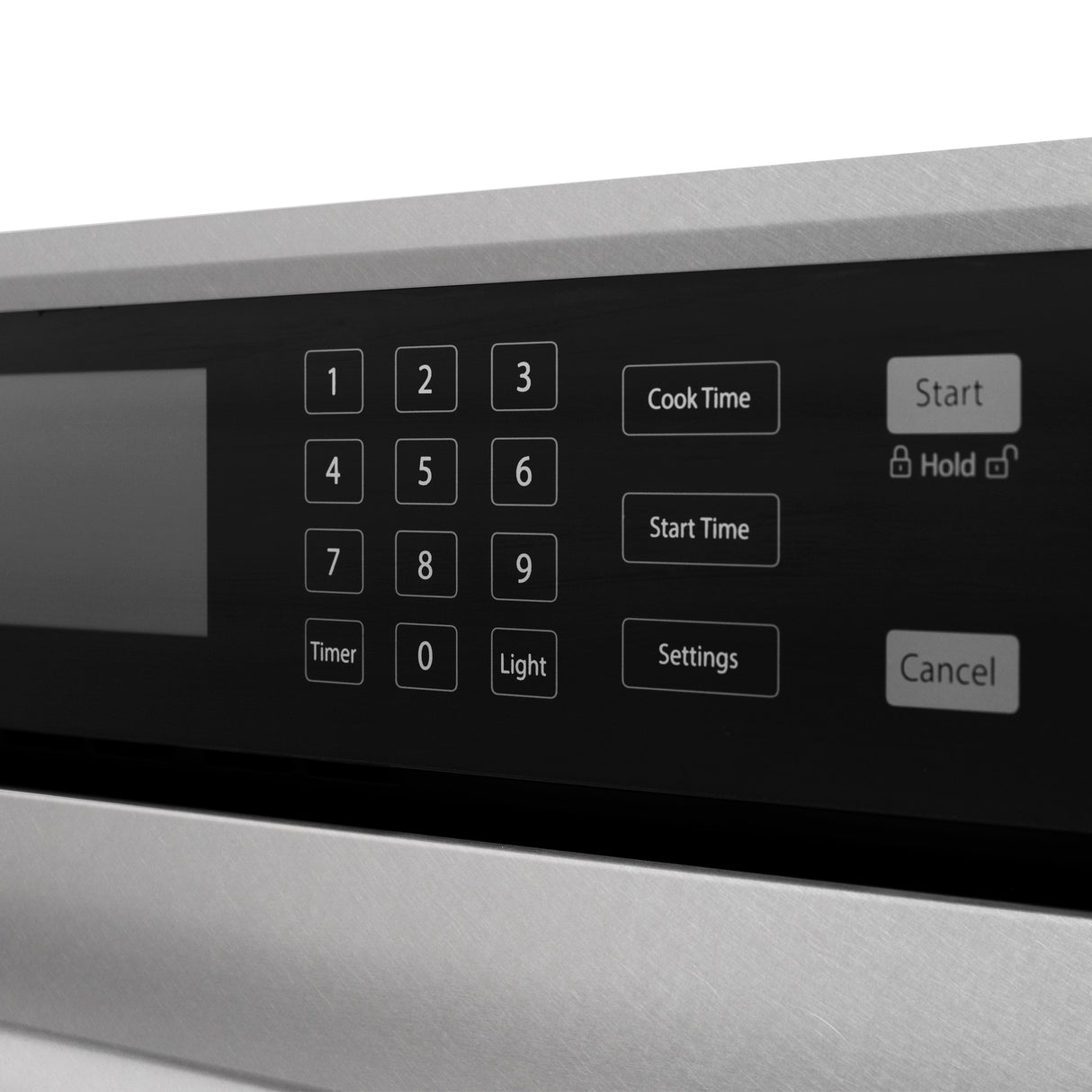 ZLINE 30 in. Autograph Edition Professional True Convection Single Wall Oven with Air Fry and Self Clean in Satin Stainless Steel with Polished Gold Handle (WASSZ-30-G)