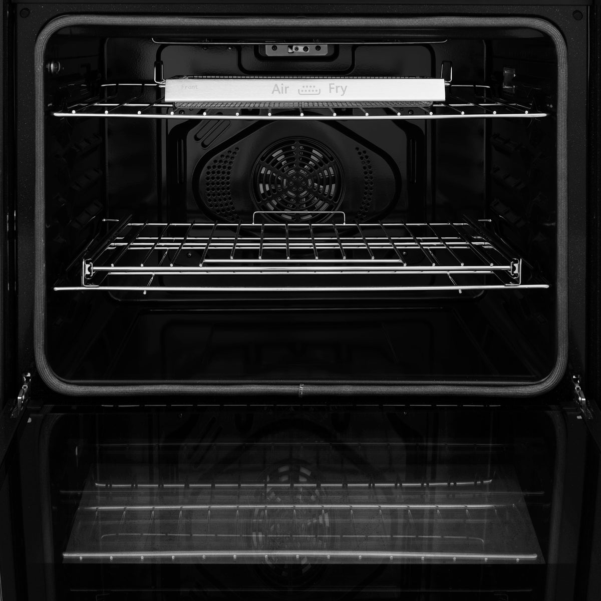 ZLINE 30 in. Autograph Edition Professional True Convection Double Wall Oven with Air Fry and Self Clean in Satin Stainless Steel with White Matte Doors and Polished Gold Handles (WADSZ-WM-30-G)