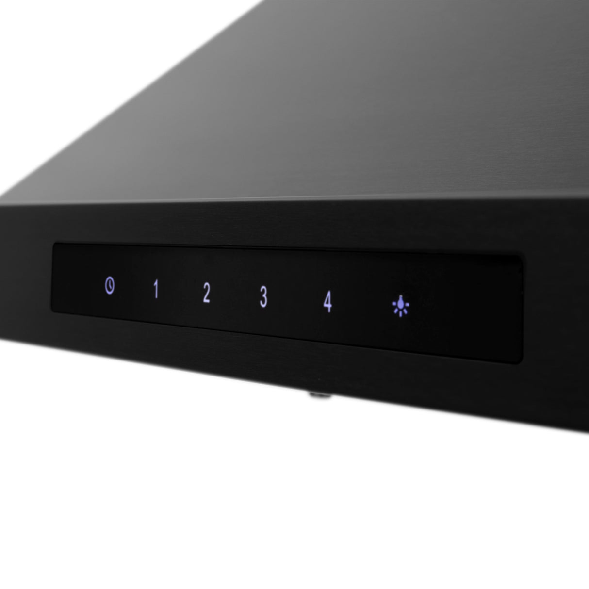 30" ZLINE CrownSound™Ducted Vent Wall Mount Range Hood in Black Stainless Steel with Built-in Bluetooth Speakers (BSKBNCRN-BT-30)