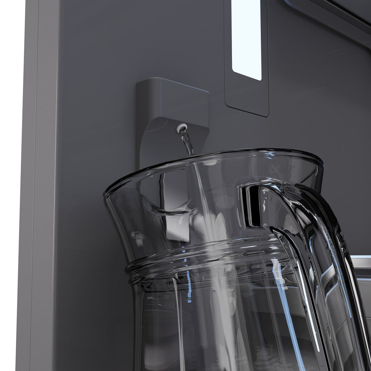 ZLINE 60 in. 32.2 cu. ft. French Door Built-In Bottom Freezer Refrigerator with Water Dispensers and Ice Makers in Satin Stainless Steel with Graphite Gray Interior (GRBIV-SN-60)