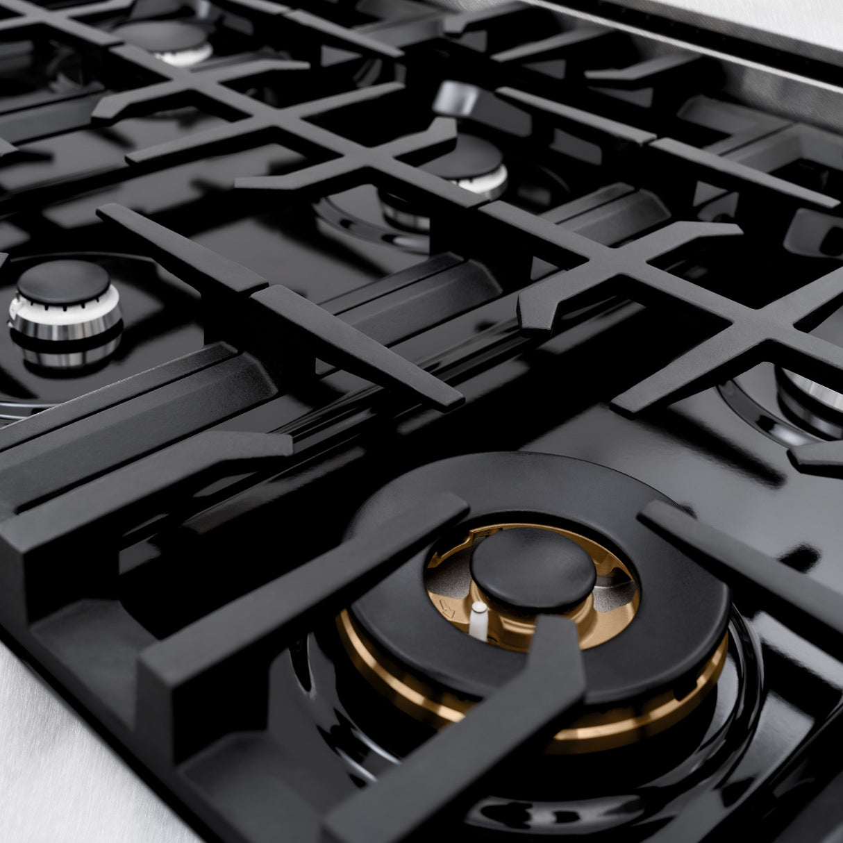 ZLINE 36 in. 5.2 cu. ft. Classic Gas Range with 6 Burner Cooktop and Convection Gas Oven in Satin Stainless Steel (CGRS-36)