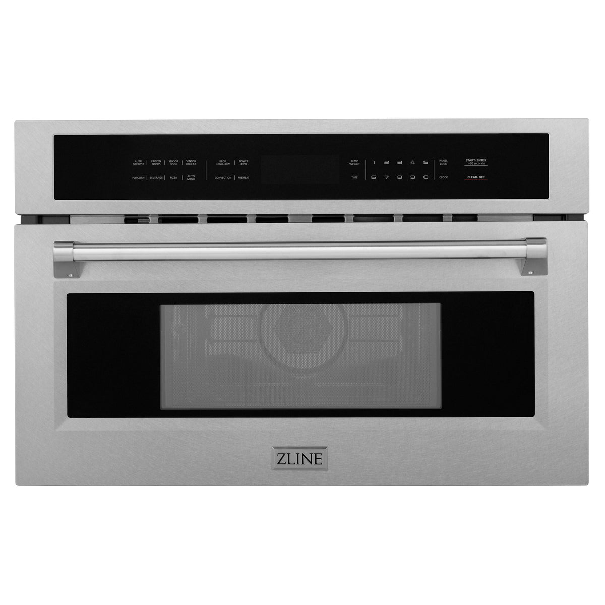 ZLINE 30 in. 1.6 cu ft. Built-in Convection Microwave Oven in Satin Stainless Steel with Speed and Sensor Cooking (MWO-30-SS)