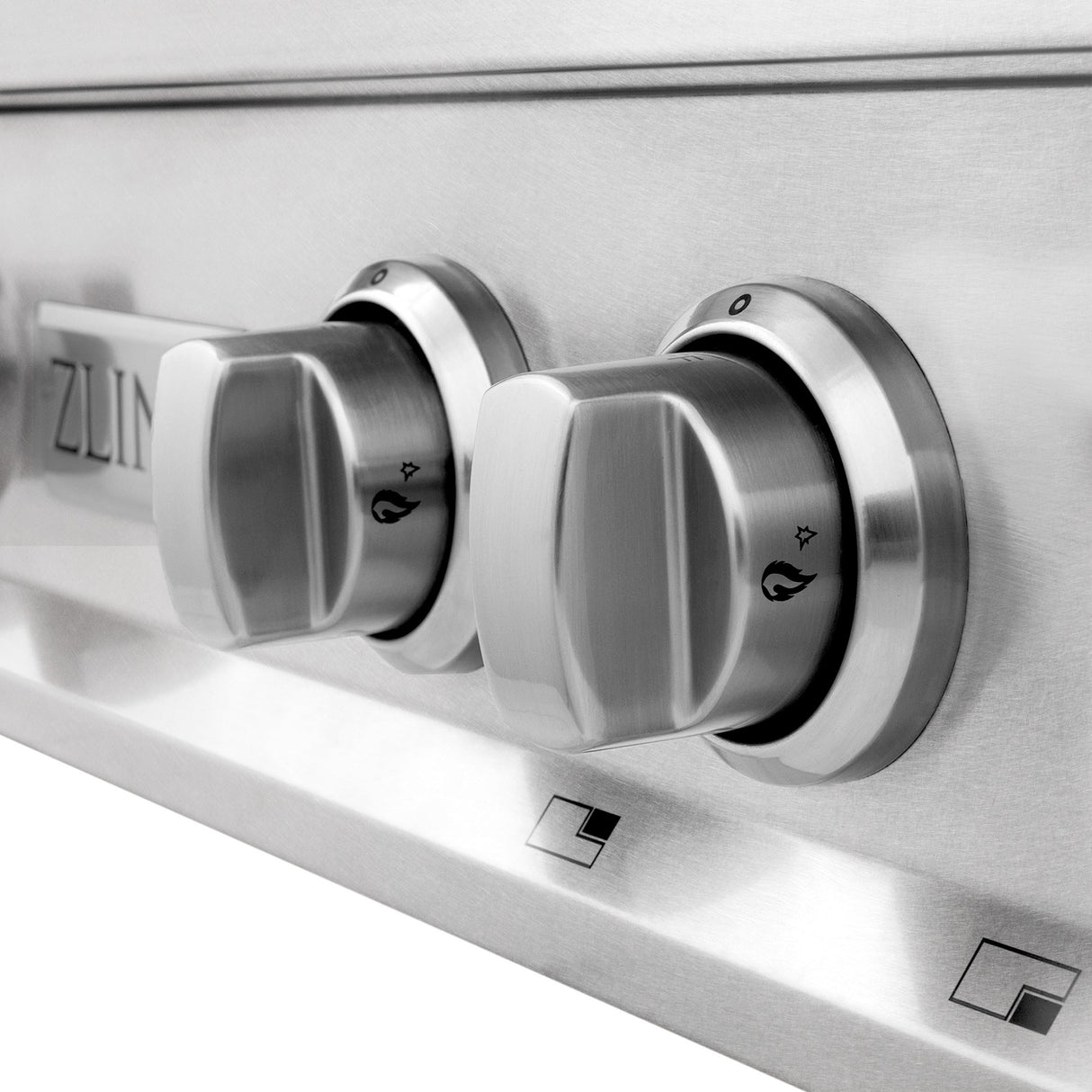 ZLINE 36 in. Legacy Gas Rangetop with 6 Burners and Porcelain Cooktop in Satin Stainless Steel (RTS-36)