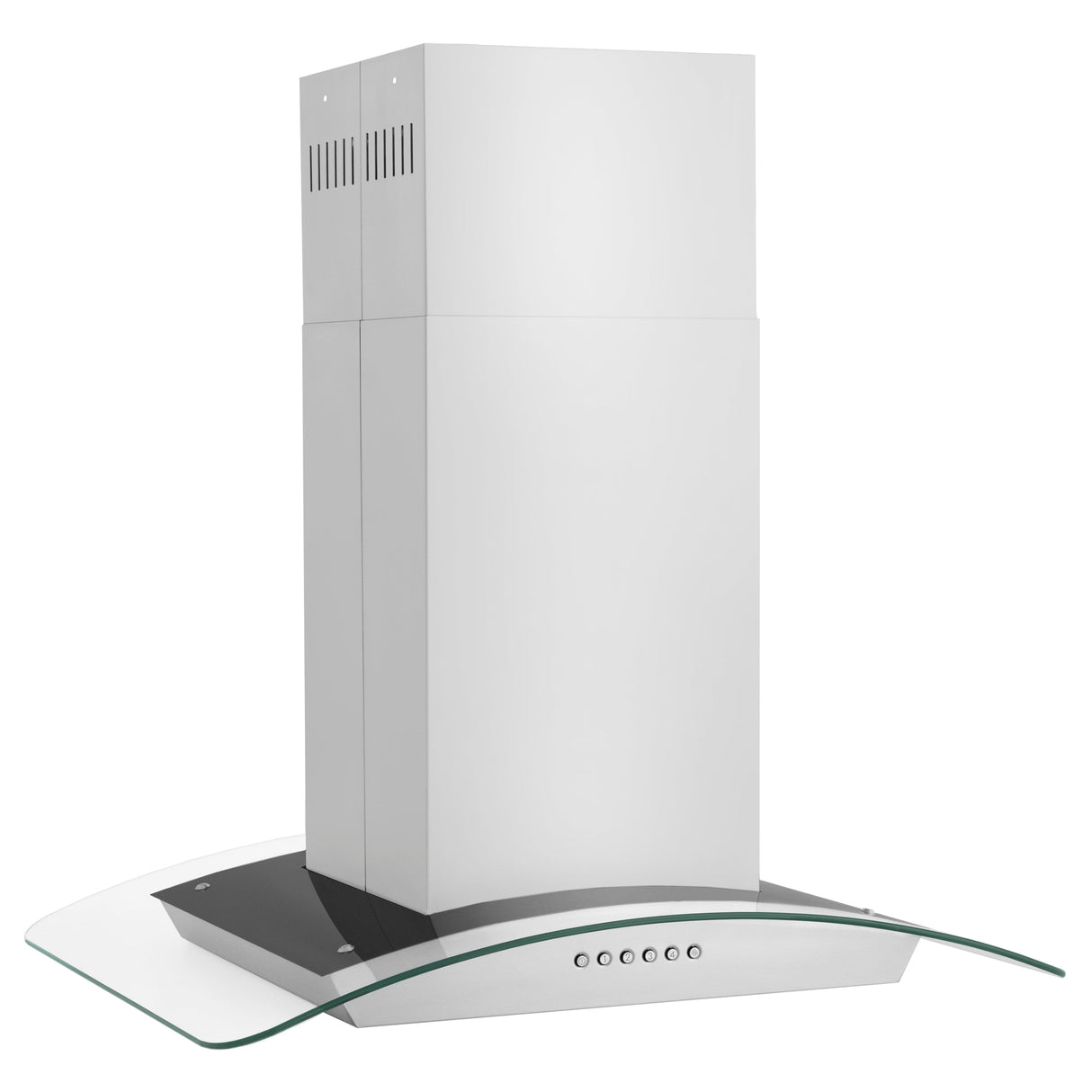 ZLINE 36” Alpine Series Convertible Island Mount Range Hood in Stainless Steel with Remote Control, LED lighting, and Dishwasher-Safe Baffle Filters (ALP70IS-36)