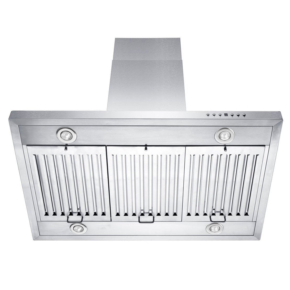 30 in. Ducted Island Mount Range Hood with Dual Remote Blower in Stainless Steel (GL2i-RD-30)