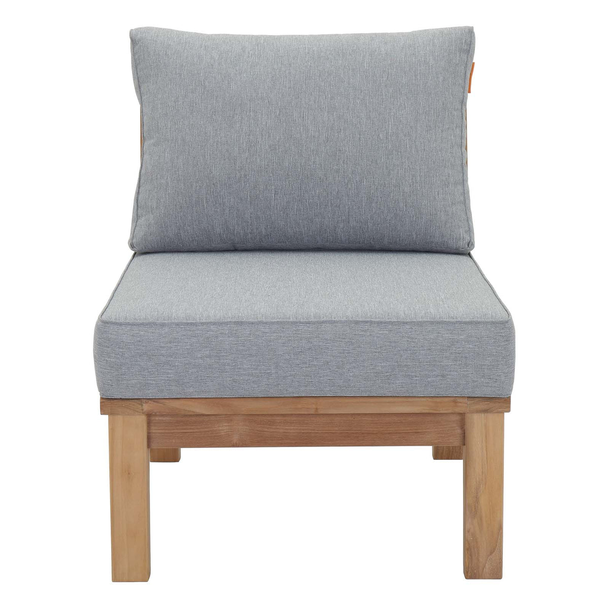 Marina Armless Outdoor Patio Teak Sofa - BUILDMYPLACE