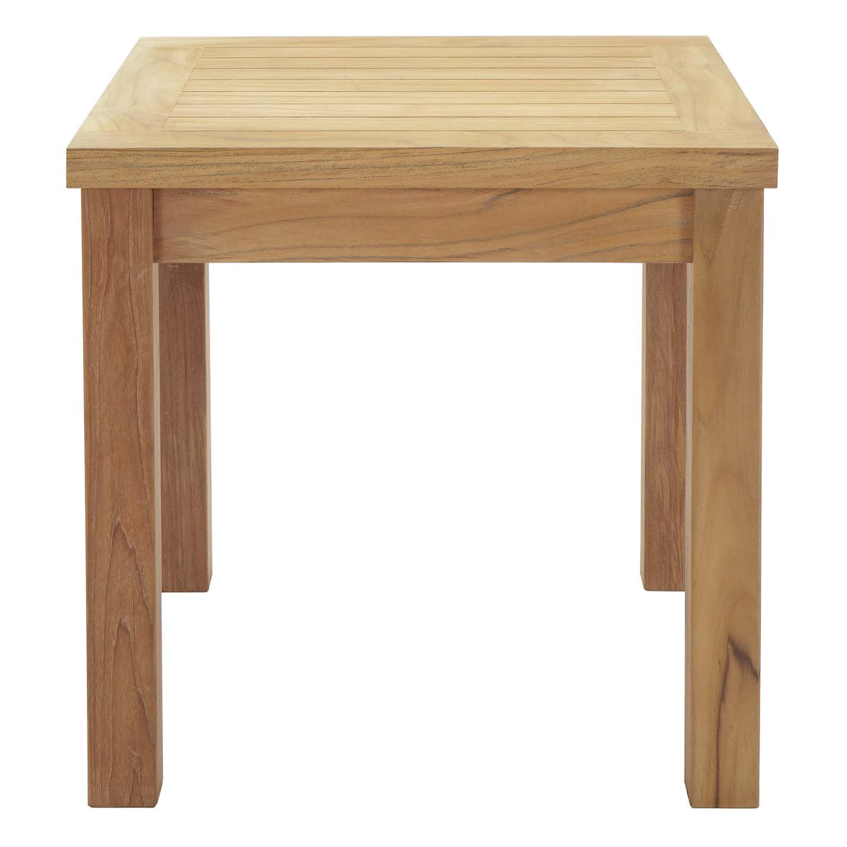 Marina 3 Piece Outdoor Patio Teak Set with Side Table - BUILDMYPLACE