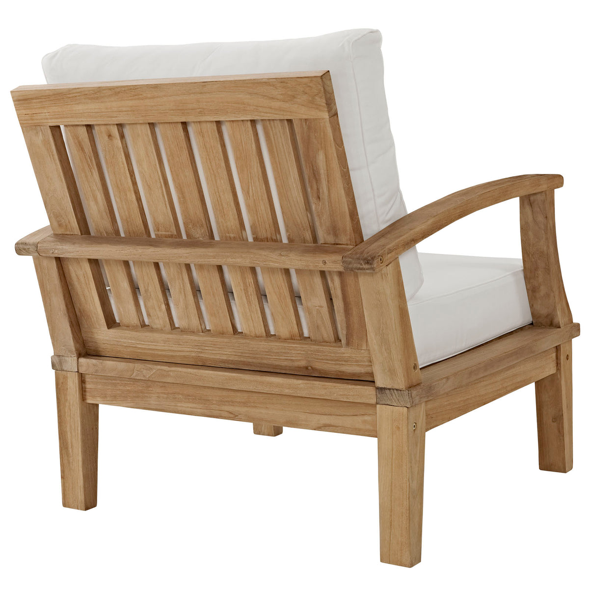 Marina 2 Piece Armchair Outdoor Patio Teak Set - BUILDMYPLACE