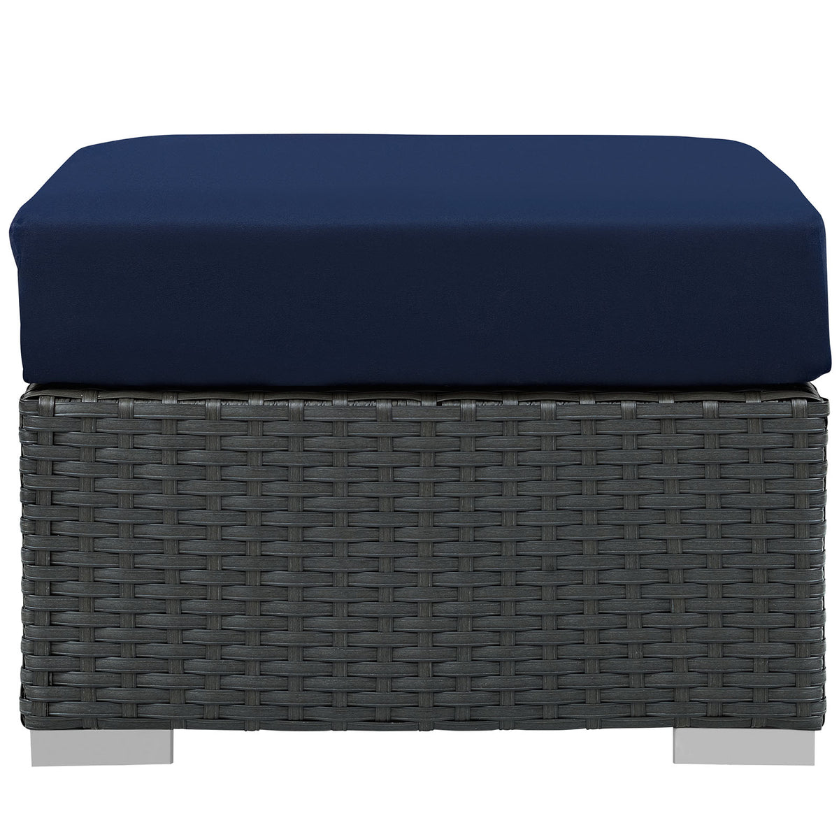 Sojourn Outdoor Patio Sunbrella Ottoman - BUILDMYPLACE