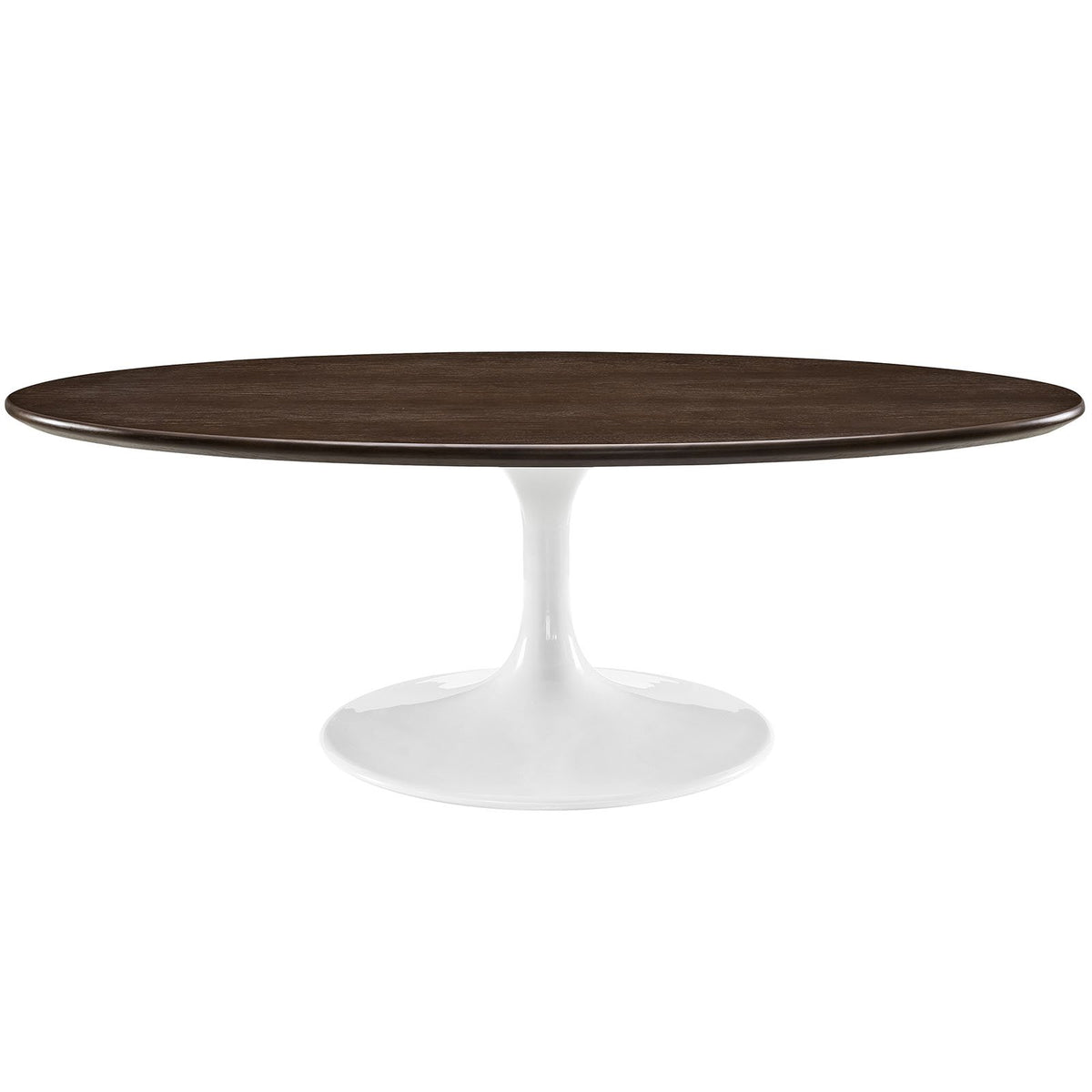 Lippa 48"Oval Top Coffee Table - Metal Tapered Base Dining Table