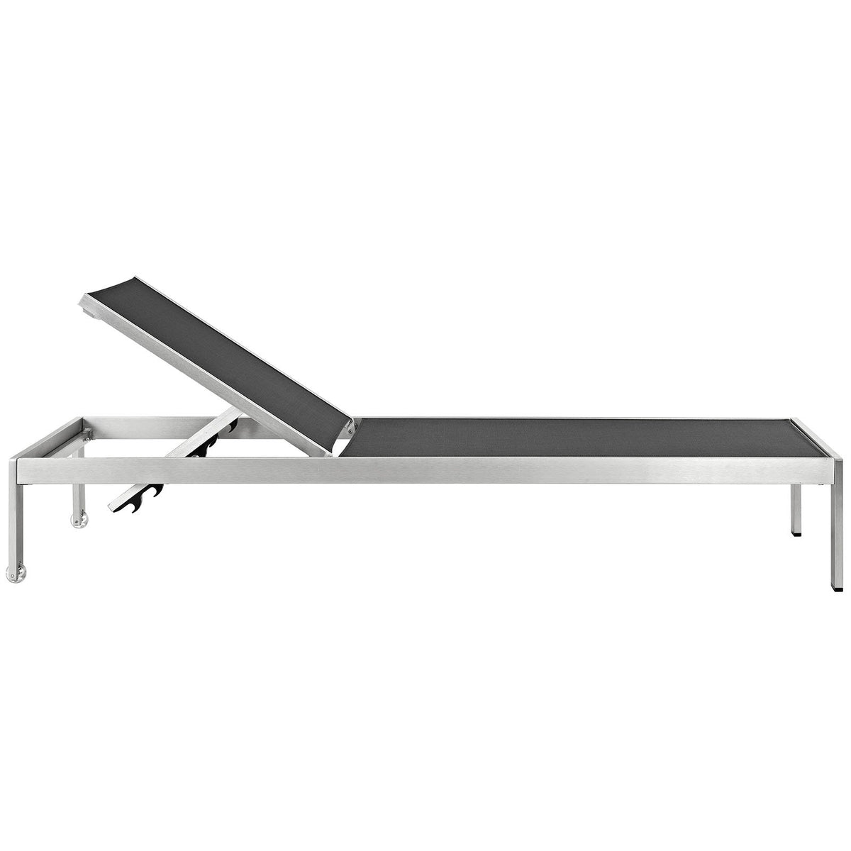Shore Outdoor Patio Aluminum Mesh Chaise - BUILDMYPLACE