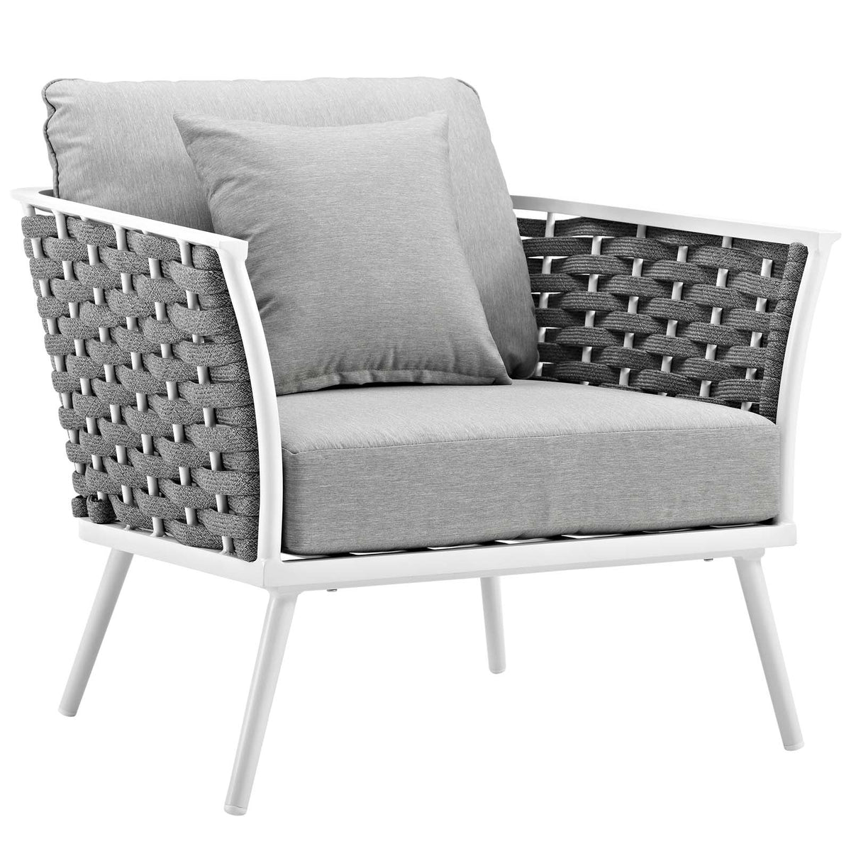 Stance Armchair Outdoor Patio Aluminum Set Of 2 - BUILDMYPLACE