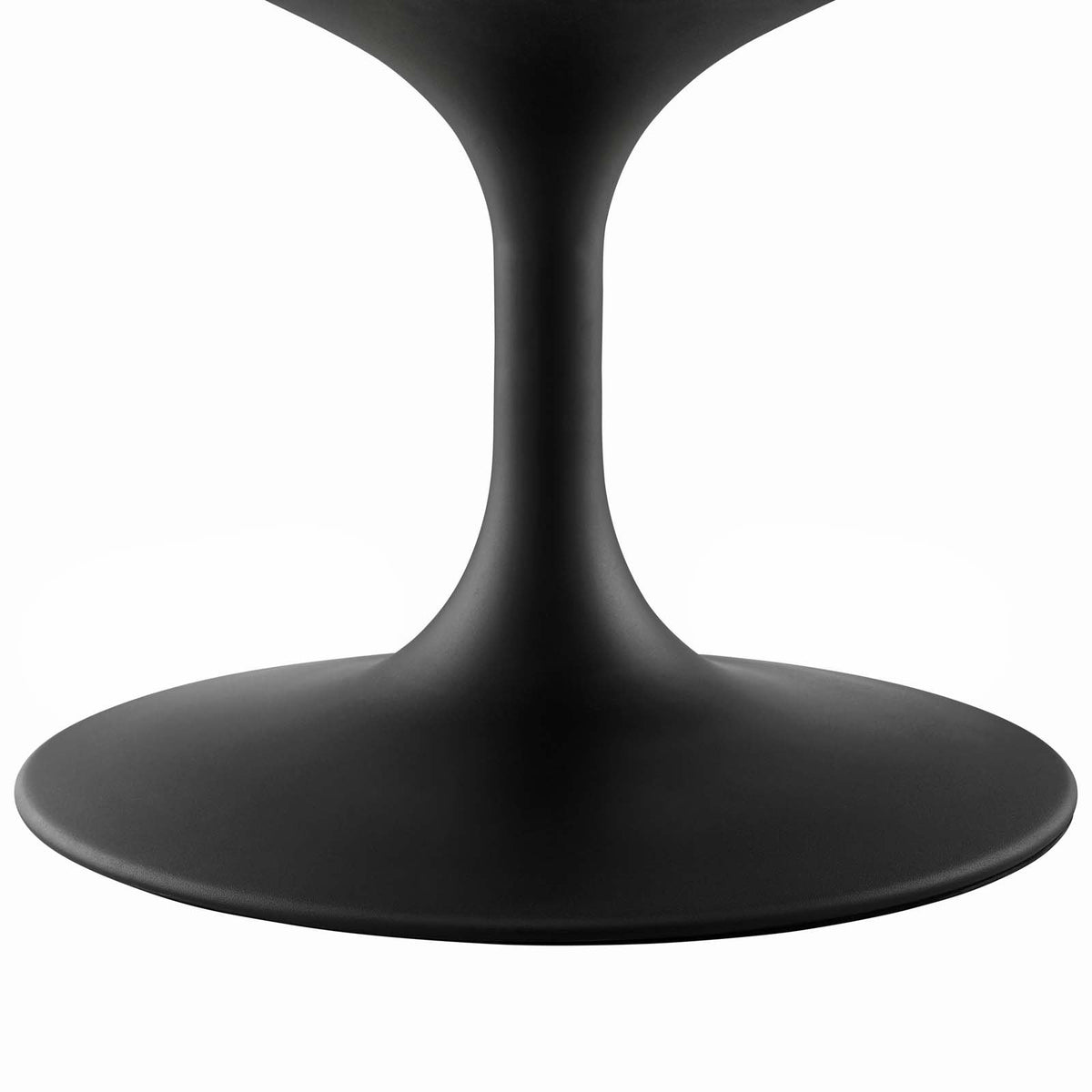 Lippa 48"Oval Top Coffee Table - Metal Tapered Base Dining Table
